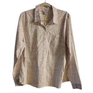 Croft and Barrow. Women's One Pocket Button Down Long Sleeve Shirt. Size XXL.